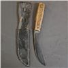 Image 6 : TRUFLITE THROWING KNIFE, OLD HICKORY SKINNING KNIFE & HUNTING KNIFE (ALL WITH SHEATHS)