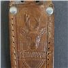 Image 5 : REHWAPPEN STAG HANDLE KNIFE, BROWNING STEEL SHARPENER & (2) FOLDING KNIVES
