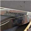 Image 7 : REHWAPPEN STAG HANDLE KNIFE, BROWNING STEEL SHARPENER & (2) FOLDING KNIVES