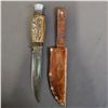 Image 4 : RUGER 4X32 RIFLE SCOPE & GERMAN STAG HANDLE KNIFE