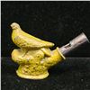 Image 1 : ANTIQUE CAST METAL FIGURAL BIRD WHISTLE