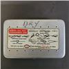 Image 4 : ASSORTED FISHING REELS, FISHING FLY STORAGE BOX (EMPTY) & FLY FISHING BOOK