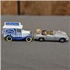 Image 4 : ASSORTED VINTAGE DIECAST & PLASTIC VEHICLES: LLEDO, SCHUCO, DINKY, MATCHBOX & MORE