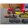 Image 4 : SPECTRUM HO TRAIN LOCOMOTIVE, COSTUME CONDUCTOR CAP & BOX OF ASSORTED TRAIN MODELS & ACCESSORIES