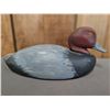 Image 1 : CARVED WOOD REDHEAD DUCK DECOY