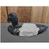 Image 1 : CARVED WOOD BLUEBILL DRAKE DUCK DECOY