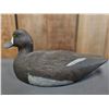 Image 1 : CARVED WOOD BLUEBILL HEN DUCK DECOY