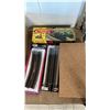 Image 9 : (3) SHELVES OF ASSORTED MODEL TRAINS & ACCESSORIES: TRAINS, TRACK, NCE POWER CAB STARTER SET & MORE