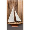 Image 2 : WOOD SAILBOAT MODEL