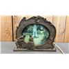 Image 1 : VINTAGE 1930S "SCENE-IN-ACTION" MOTION LAMP: *LIGHTS UP/NO CYLINDER/PLUG NEEDS REPAIR*