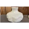 Image 4 : VINTAGE MILK GLASS ELECTRIC HURRICANE LAMP *CONVERTED FROM KEROSENE/CAN BE CONVERTED BACK/NO CAGE*
