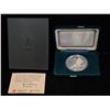Image 1 : 1 OZ. .925 SILVER 1988 CANADA WINTER OLYMPIC GAMES NORDIC SKIING $20 COIN