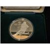 Image 2 : 1 OZ. .925 SILVER 1988 CANADA WINTER OLYMPIC GAMES NORDIC SKIING $20 COIN