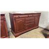 Image 2 : MEUBLES REGAZZI 4-DRAWER 2-DOOR CABINET WITH CHANGING TABLE PAD & EXTRA HARDWARE 58" X 20" X 34"