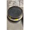 Image 3 : ROUND GAS FIREPIT WITH BLACK SILICA 24" X 12"