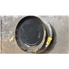 Image 3 : ROUND GAS FIREPIT WITH BLACK SILICA 24" X 12"