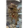 Image 2 : PAIR OF GOLD PAINTED FU DOG FIGURES