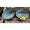 Image 2 : 3 POTTERY PLATES/BOWLS