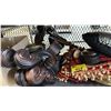 Image 3 : SHELF OF ASSORTED DECOR INCLUDING; BLANKETS, CUSHIONS, SCROLLS, BOOKS & MORE