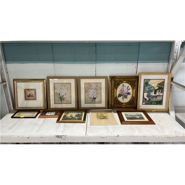 ASSORTED FRAMED ORIGINAL ART & PRINTS
