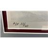 Image 3 : FRAMED & SIGNED ED POSA "SERENE ENCOUNTER" PRINT #33/60 *CERTIFICATION ON BACK*