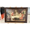 Image 1 : VINTAGE FRAMED JOHN A. LOMAX "THE RECONCILIATION" PRINT
