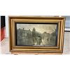 Image 1 : VINTAGE FRAMED F. ARNOLD PRINT "AFTER THE RAIN": PSEUDONYM USED BY JAMES WALTER GOZZARD