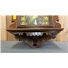 Image 2 : VICTORIAN STYLE TEARDROP-CARVED WALL REGULATOR CLOCK