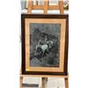 Image 1 : VINTAGE FRAMED FREDRIC REMINGTON "THE BELL MARE" PRINT