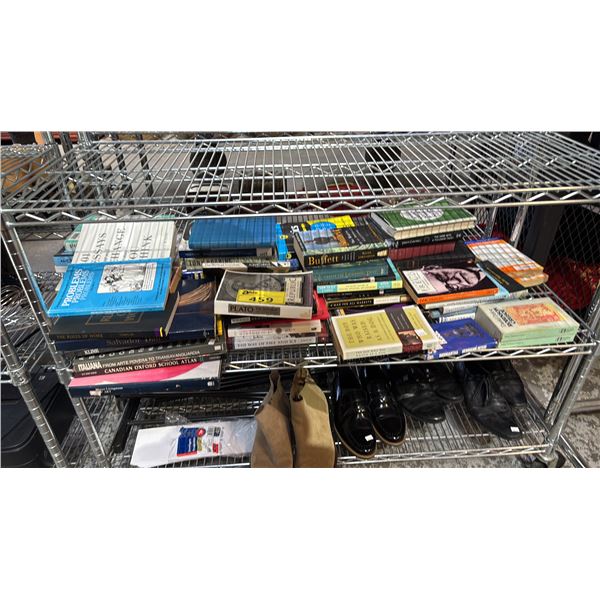 SHELF OF ASSORTED BOOKS
