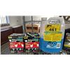 Image 2 : SHELF OF ASSORTED ITEMS INCLUDING; PHILIPS HALOGEN FLOOD LAMPS, -40C WINDSHIELD WASHER FLUID &
