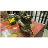 Image 2 : BRASS CHINESE DRAGON FIGURINE 9" X 8"