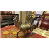 Image 3 : BRASS CHINESE DRAGON FIGURINE 9" X 8"
