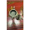 Image 3 : ANTIQUE WHITE COPPER CHINESE INCENSE BURNER 9"