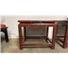 Image 2 : SET OF 2 PAINTED CHINESE MOTIF END TABLES 23" X 18" X 19"