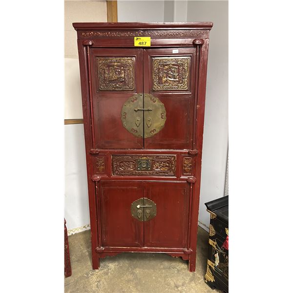 CHINESE CABINET 32" X 24" X 71"