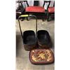 Image 3 : ANTIQUE CHINESE LACQUER BOX WITH LID 17" X 11" X 25"