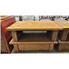 Image 2 : (4) WOOD COFFEE TABLES 40"X  26" X 12.5"