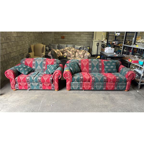 NAVAJO STYLE SOFA BED & SOFA