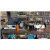 Image 1 : ASSORTED TOOLS INCLUDING; BENCH GRINDER, STAPLE GUN, ALL SAW & SOLDERING IRON