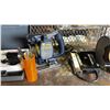 Image 3 : ASSORTED TOOLS INCLUDING; BENCH GRINDER, STAPLE GUN, ALL SAW & SOLDERING IRON