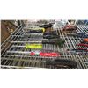 Image 2 : SHELF OF ASSORTED HAND TOOLS INCLUDING; SCREWDRIVERS, PLIERS, CABLE SNIPS & MORE