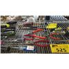 Image 3 : SHELF OF ASSORTED HAND TOOLS INCLUDING; SCREWDRIVERS, PLIERS, CABLE SNIPS & MORE