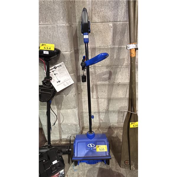 *TESTED WORKING* SUNJOE CORDLESS SNOW SHOVEL WITH BATTERY & CHARGER