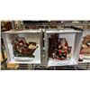 Image 2 : SHELF OF ASSORTED ITEMS INCLUDING; ROYAL DOULTON SANTA CLAUSE FIGURINES, SNOW GLOBES, REINDEER