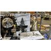 Image 4 : SHELF OF ASSORTED ITEMS INCLUDING; ROYAL DOULTON SANTA CLAUSE FIGURINES, SNOW GLOBES, REINDEER