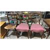 Image 1 : 2 VICTORIAN STYLE CHAIRS & WOODEN CHAIR