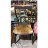 Image 3 : 2 VICTORIAN STYLE CHAIRS & WOODEN CHAIR