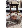 Image 2 : ROUND 2 TIER PLANT STAND 13" X 30"