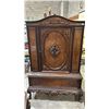 Image 3 : 9-PC HEAVILY CARVED ANTIQUE WALNUT DINING ROOM SUITE WITH TABLE, 6 CHAIRS, 2 LEAVES, SIDEBOARD